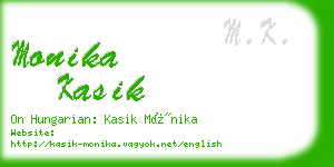 monika kasik business card